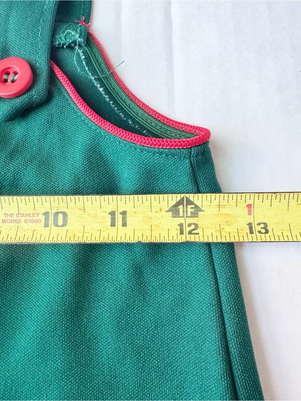 Danskin Vintage Snoopy Peanuts 1958 girls sz. 6 Green Jumper Dress Overalls